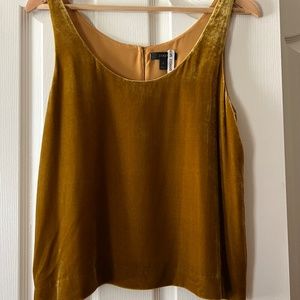 J Crew Silk Velvet Tank Sz 8